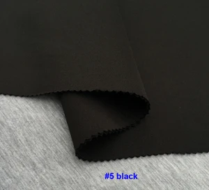 5 black Хорошая форма модный текстиль королевский синий черный стрейч трикотажная ткань для куртки - Цвет: 5 black