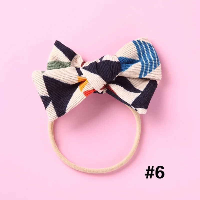 Hairbands-6 Детские Модные головные уборы для девочек, милые стильные заколки для волос, эластичные резинки для волос, повязки на голову ручной работы в горошек, заколки для волос аксессуары - Цвет: Hairbands-6