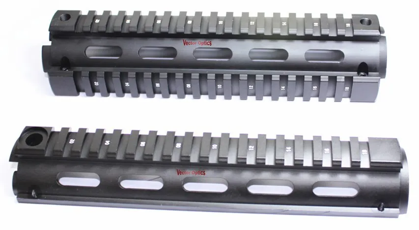Векторная оптика средней длины 2-Piece винтовка пистолет рука гвардии Пикатинни Quad