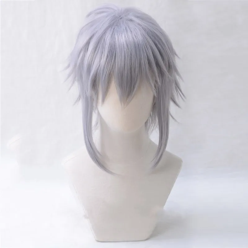 Парик для косплея Game KINGDOM HEARTS 3 Riku Короткие термостойкие синтетические волосы