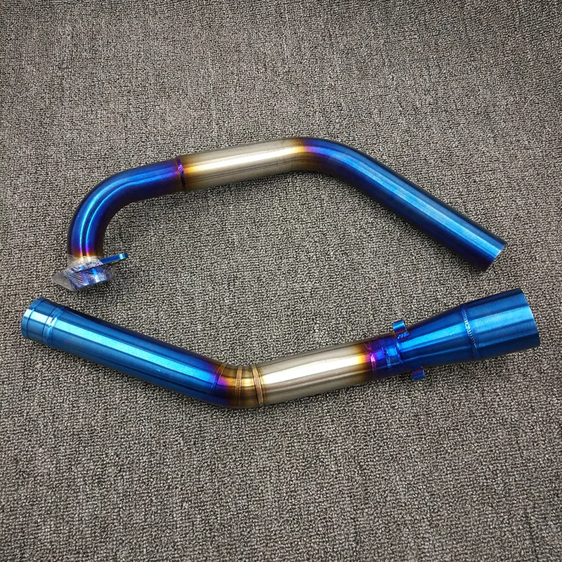 Глушитель выхлопной трубы MTImport из нержавеющей стали для мотоцикла силенцеремная