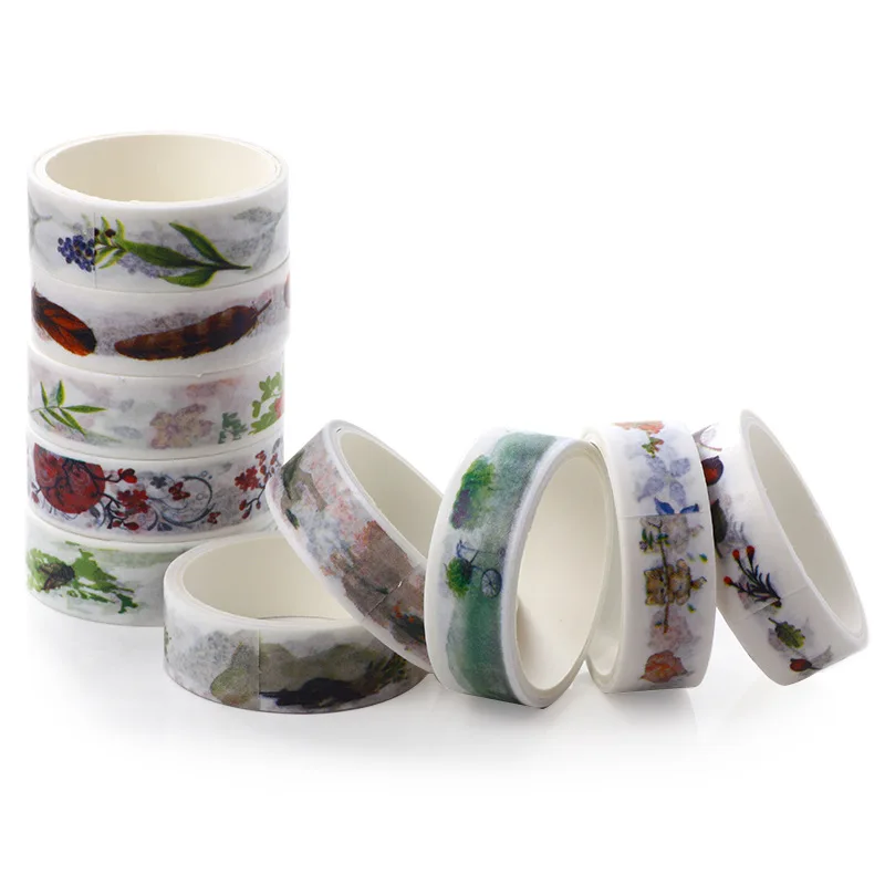 (50 шт./Лот) самоклеящаяся лента для скрапбукинга | Канцтовары офиса и дома