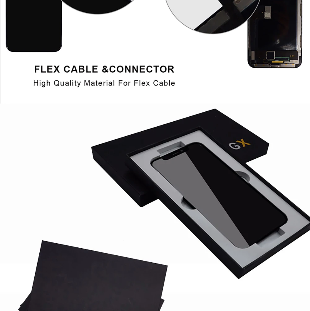 A+++ OEM EFaith GX для iPhone X OLED Amoled ЖК-дисплей с сенсорным экраном дигитайзер сборка замена того же размера и толщины