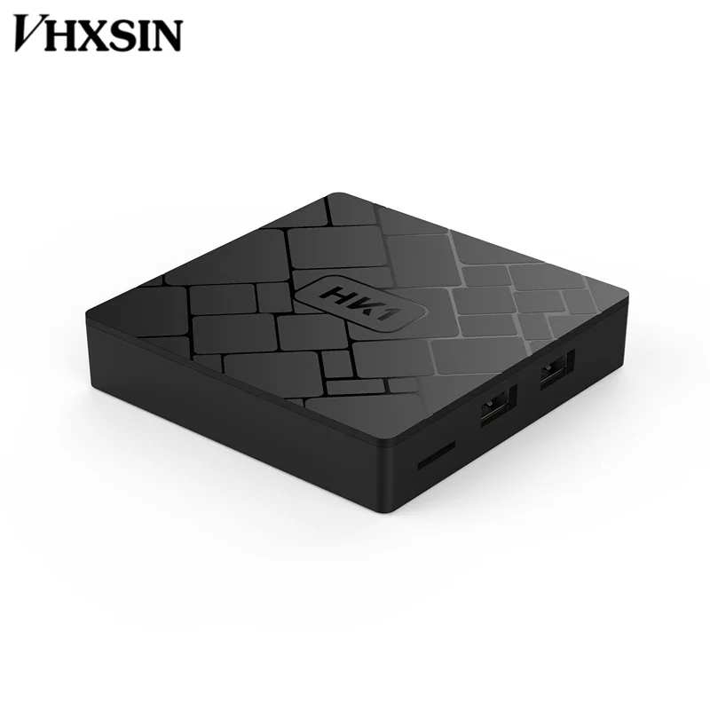 VHXSIN 50 pcs/lot HK1 android 7.1 os s905w 2gb 16gb 2.4ghz wifi 100m lan 4k google tv box | Электроника