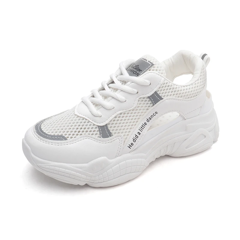 Женские кроссовки столбики Новинка 2019 года модная женская обувь на платформе с