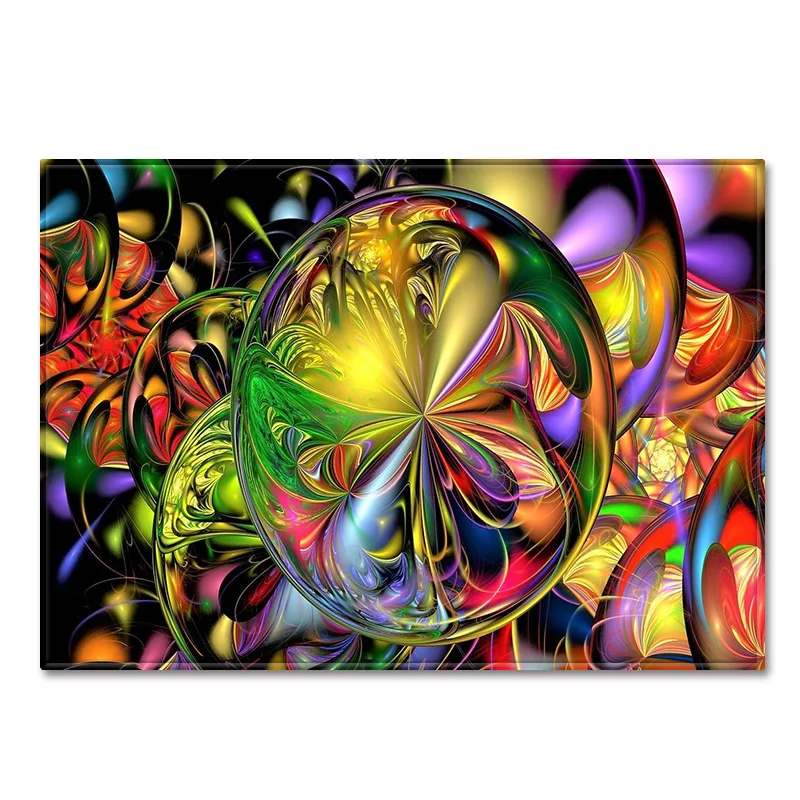 Креативные цветные ковры с 3D принтом для гостиной спальни коврики большого