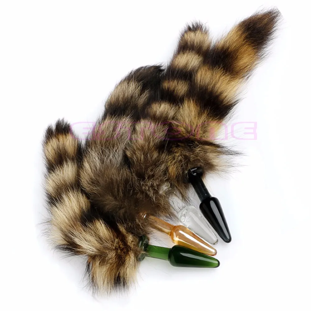 S-LOVE новинка секс-игрушки для взрослых любимый стеклянный хвост Анальная пробка