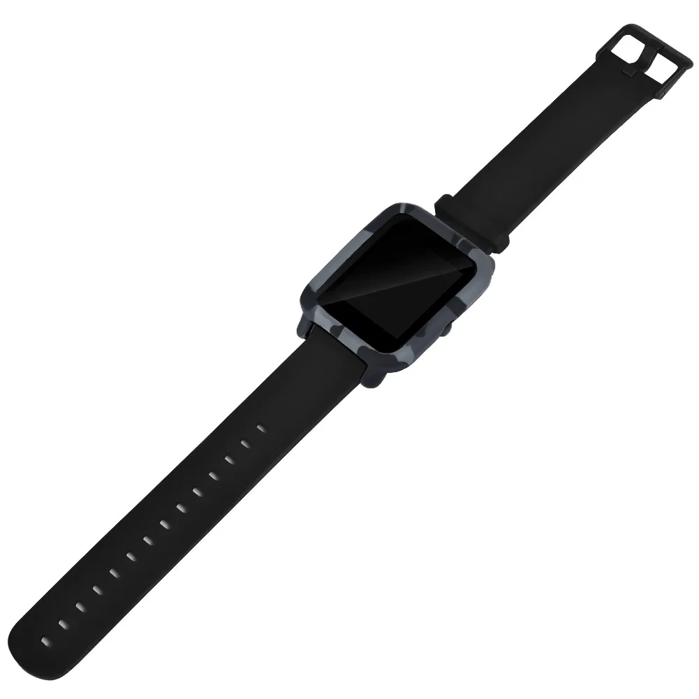 Модный поликарбонатный чехол силиконовый защитный для Amazfit Huami Bip Younth Watch полный