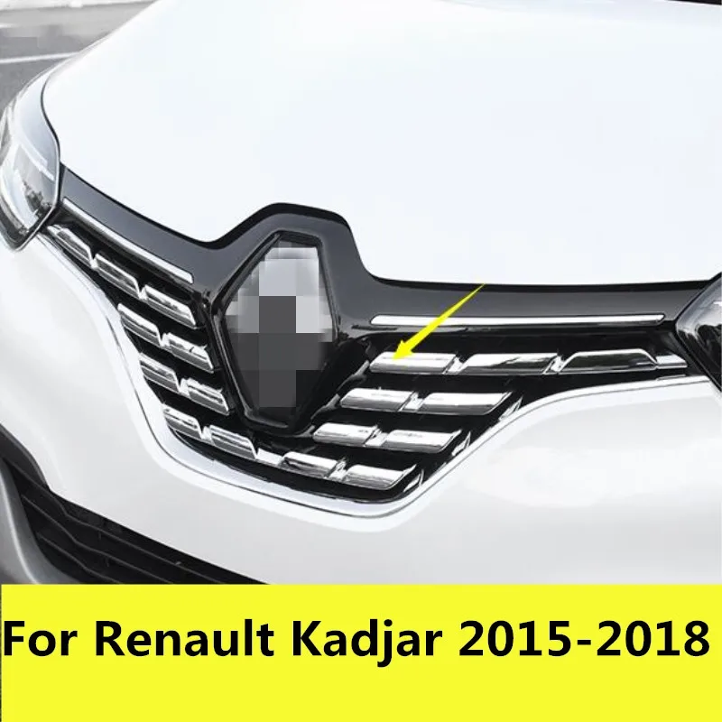 Для Renault Kadjar 2015 2020 ABS стайлинга автомобилей спереди ДВИГАТЕЛИ для автомобиля