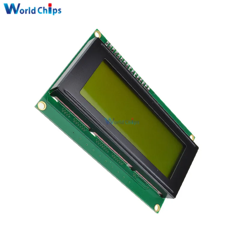 Желтый дисплей IIC I2C TWI SP I последовательный интерфейс 2004 20X4 символьный ЖК