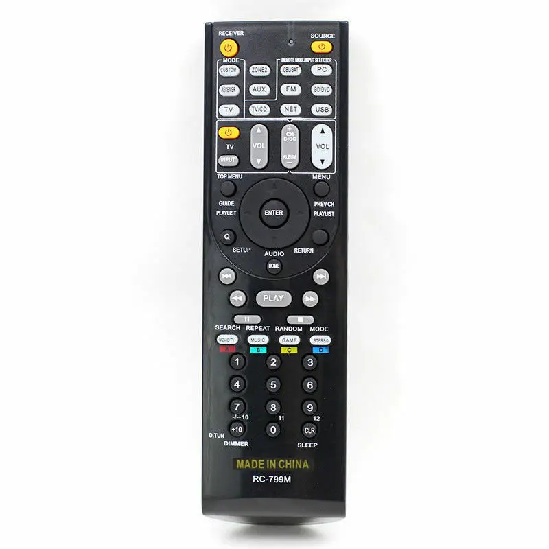 RC-799M запасной пульт дистанционного Управление для Onkyo AV ресивер HT-RC330 HT-S3500 HT-R391