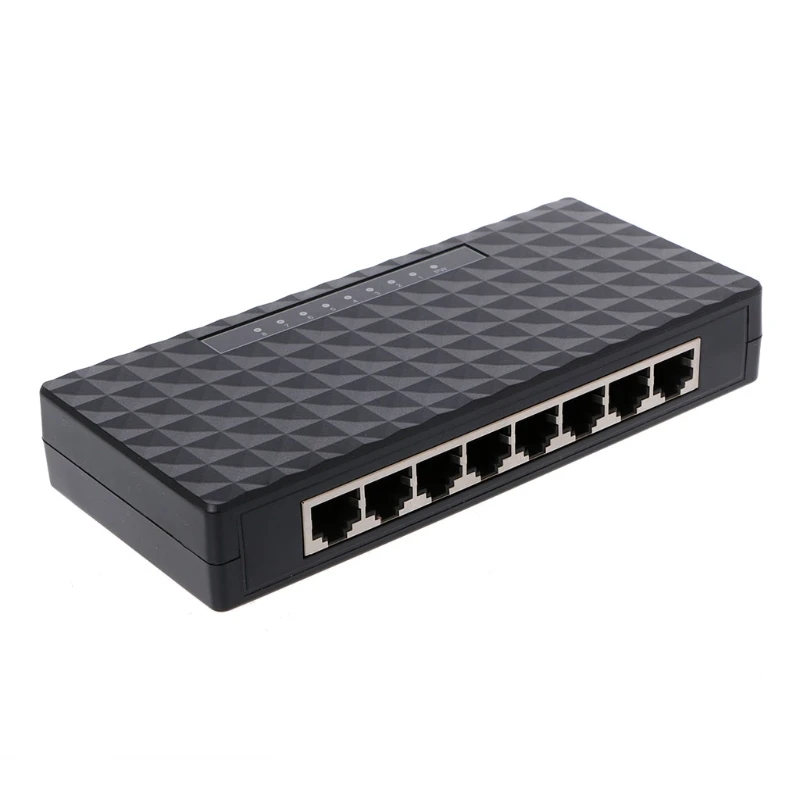 1000Mbps 8-Порты и разъёмы Ethernet сетевой коммутатор gigabit хаб настольное мини Быстрая зарядка сетевой коммутатор адаптер-L057 Новинка; Лидер продаж - Цвет: 1000Mbps