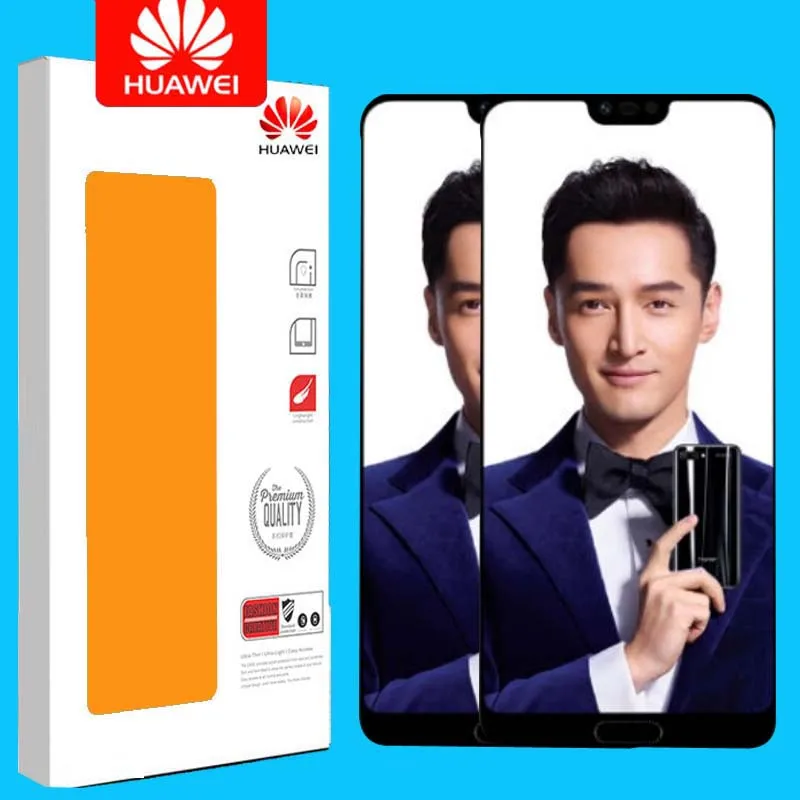 Оригинальный экран huawei Honor 10 ЖК дисплей сенсорный с рамкой COL L29 для отпечатком