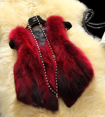 Женский модный жилет из натурального меха енота Новое поступление 100% FP652|real raccoon