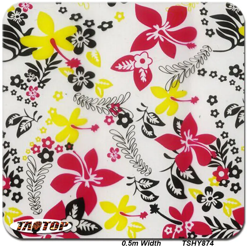 

Hydrograph Film TSHY874 0.5M * 20M Flower Water Transfer Printing Film Hydro Printing Film