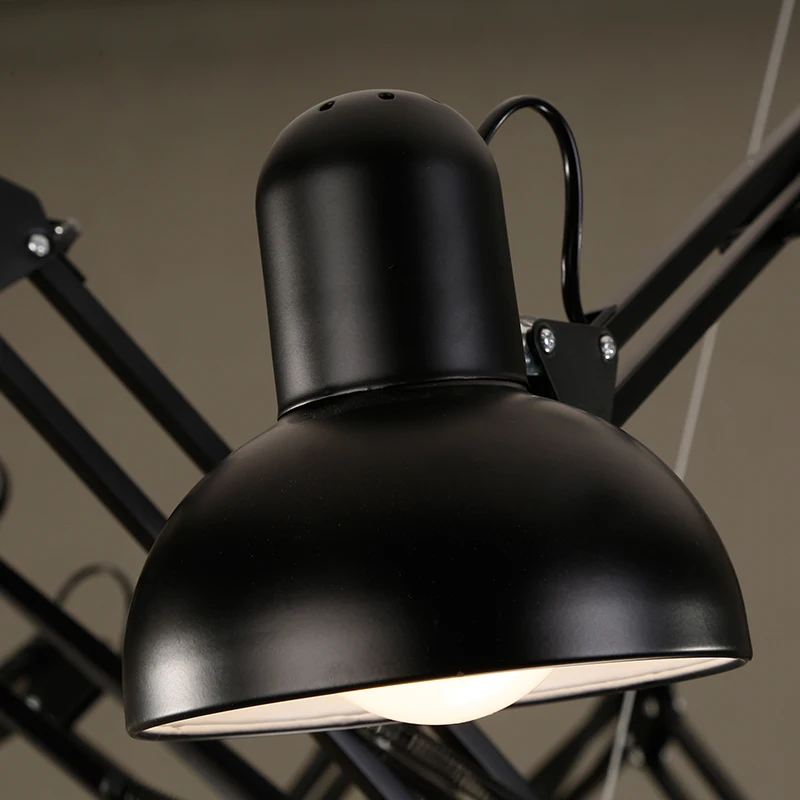 Винтажные подвесные лампы в стиле ретро черный и белый паук E27 G80 110 В переменного