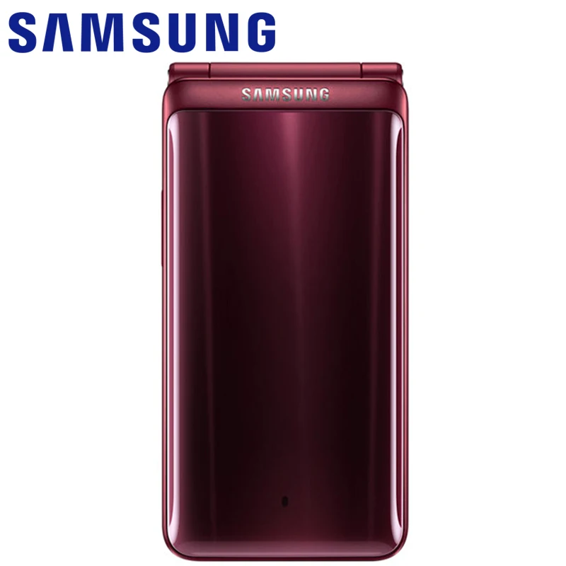 Оригинальный телефон С Откидывающейся Крышкой samsung galaxy папка 2 2017 G1650 2G 16G с
