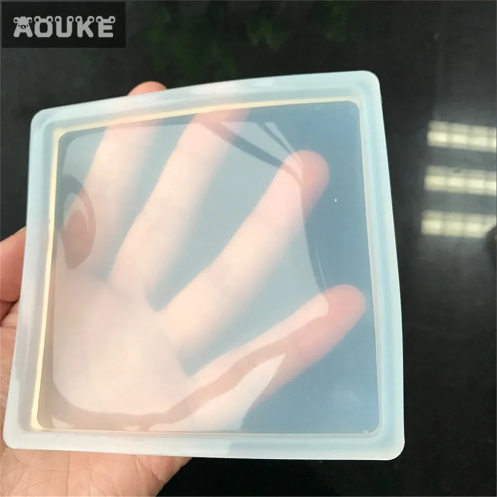 Aouke HD зеркальная поверхность глиняная пластина силиконовые формы геометрические
