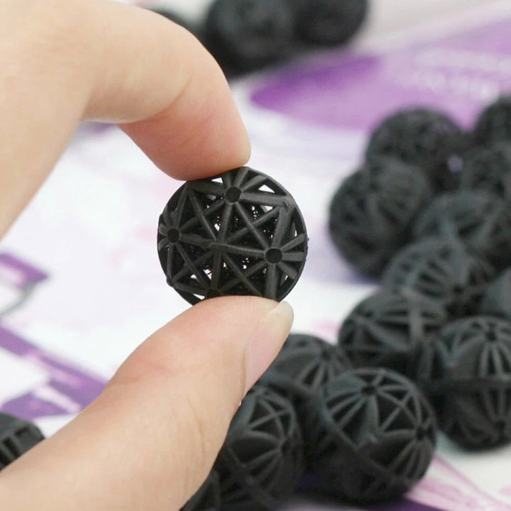 Портативные аквариумные био шарики 100 шт./лот фильтры влажные сухие картриджи для