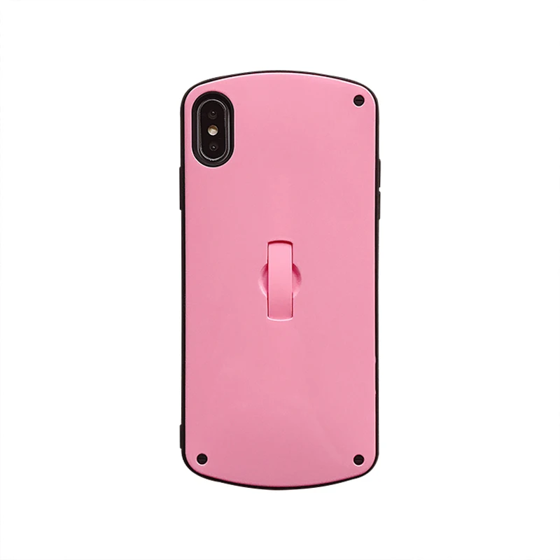 Однотонный чехол GlamPhoneCase с кольцом для iPhone 6 7 8 Plus X XR XS Max|Бамперы| |