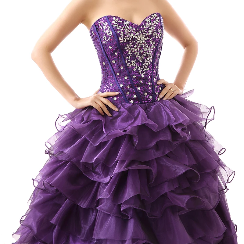 Forevergracedress Реалистичные Фотографии Фиолетовый Quinceanera платье пикантная обувь