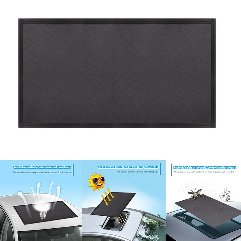 Magnetic Car Sunroof Sun Shade Breathable Mesh Mosquito Proof Overnight Camping Protectors Summer Hot M8617 | Автомобили и