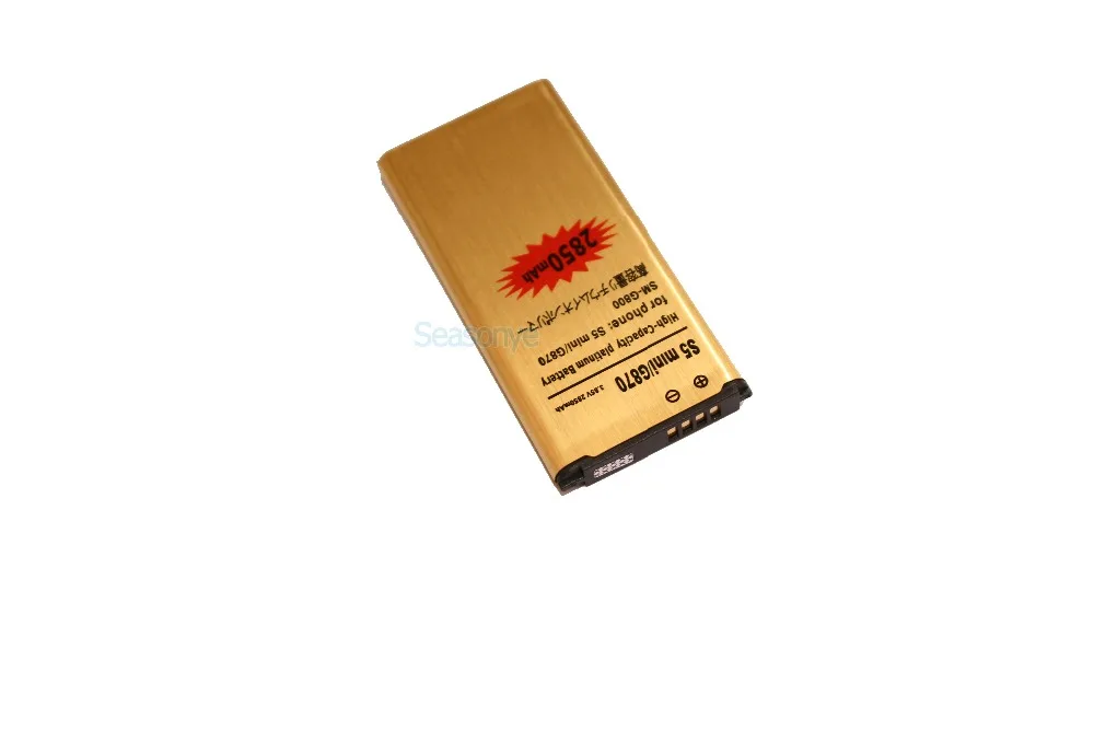 Seasonye 3 шт./лот 2850 мАч EB-BG800BBE Золотая сменная батарея для Samsung Galaxy SV Mini S5 mini G870 SM-G800F G800