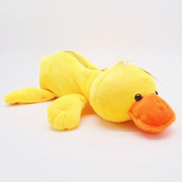 Duck Плюшевый чехол-карандаш Etui Pennen Astucci Estuches Lapices Animal Pennenbakje School Trousse Crayon Kids Trousse Scolaire Stylo - Цвет: Duck