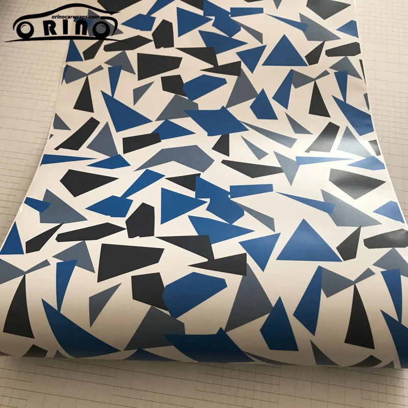 10/20 Вт, 30 Вт, 40/50 см x 152 см/много черный/белый цвет Camo виниловой пленки Arctic камуфляж виниловая пленка для оклеивания автомобилей, Обёрточная бумага воздушных пузырьков снег Обёрточная бумага s