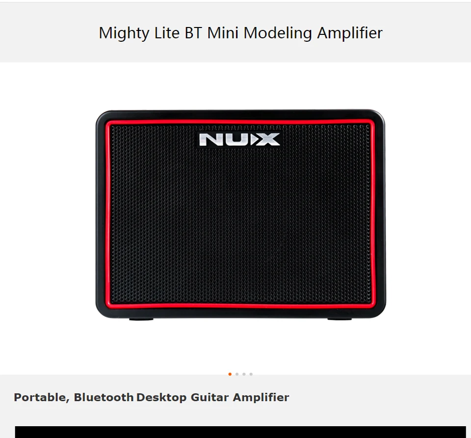 NUX Mighty Lite BT Мини Bluetooth Настольный гитарный усилитель портативный многофункциональный гитарный усилитель с барабанной машиной