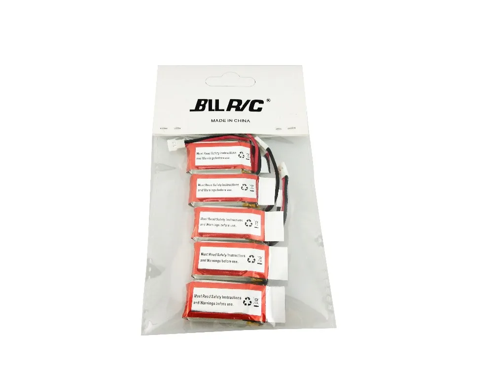 BLLRC 5 шт. Модернизированный запасной 3 7 В 500 мАч 25C Lipo аккумулятор для Hubsan X4 H107 H107L H107C