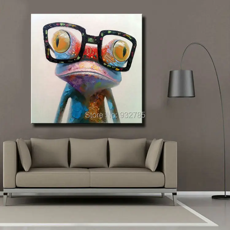 Живопись от художника Dr Frog ручная роспись современная абстрактная масляная