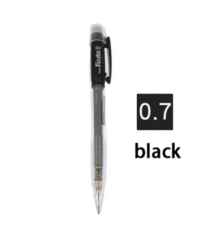 Pentel AX105 Топ пресс 0,5 мм 0,7 мм механический карандаш для школы и офиса Канцтовары цветной карандаш - Цвет: 1- pcs black 0.7mm