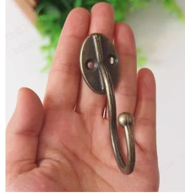 Фурнитура A4 крючки из цинкового сплава для ткани винтажный настенный крючок
