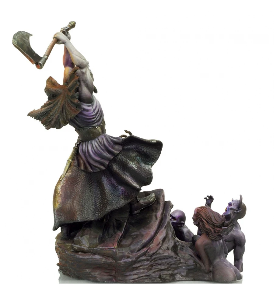 [Loong Way Miniatures] Kabuki Studio DARK SIRE 75 мм миниатюрные из полимерной смолы|Аксессуары для
