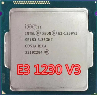 Процессор Intel Xeon E3 1230V3 3 30 ГГц 8 м четырехъядерный сокет 1150 настольный процессор 80