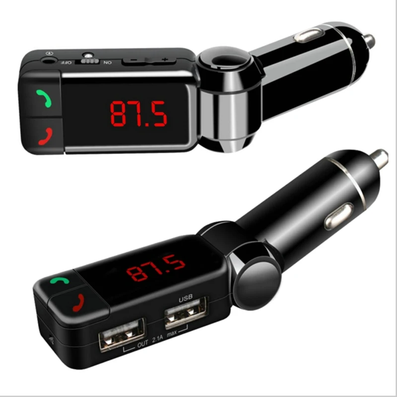 FM-передатчик BC06B ЖК-дисплей Bluetooth автомобильный комплект MP3 SD USB зарядное