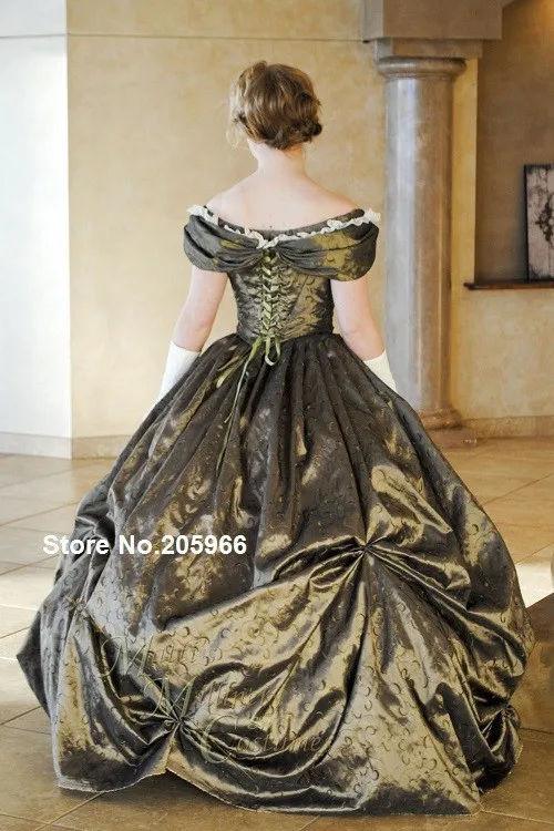 Бесплатная доставка Свадебное бальное платье в стиле стимпанк викторианском