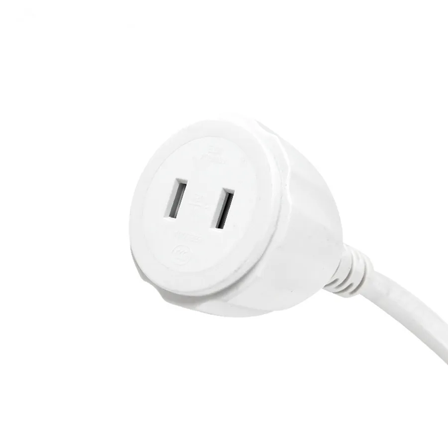 Кабель-удлинитель с 2-контактным разъемом/вилками для бытовой техники 10 А 250 В 1