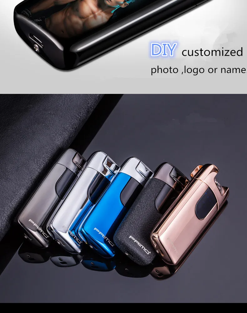 Светодиодный двойной дуговой usb-зажигалка, перезаряжаемая Электронная зажигалка, аксессуары для сигарет, плазменная Индукционная импульсная зажигалка