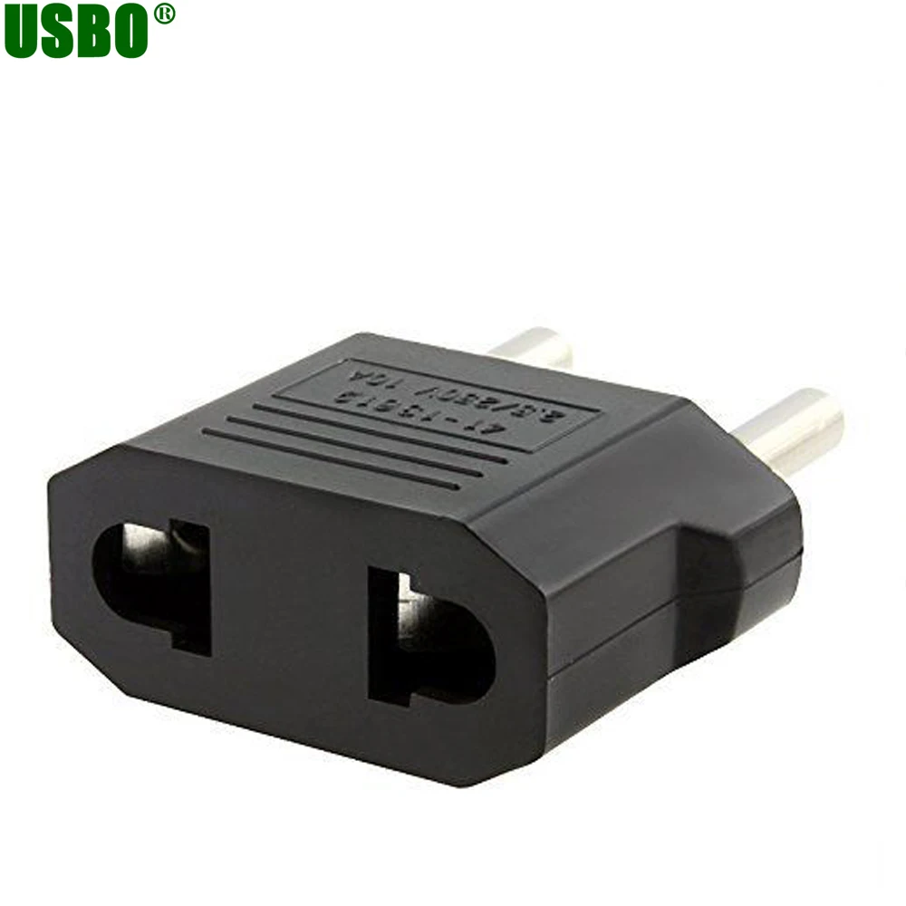 10 шт. европейский стандарт США в ЕС мини-конвертировать штепсель адаптер для