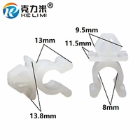 kelimi for hyundai car wire clip fastener white plastic cover hood prop rod support clips clamp