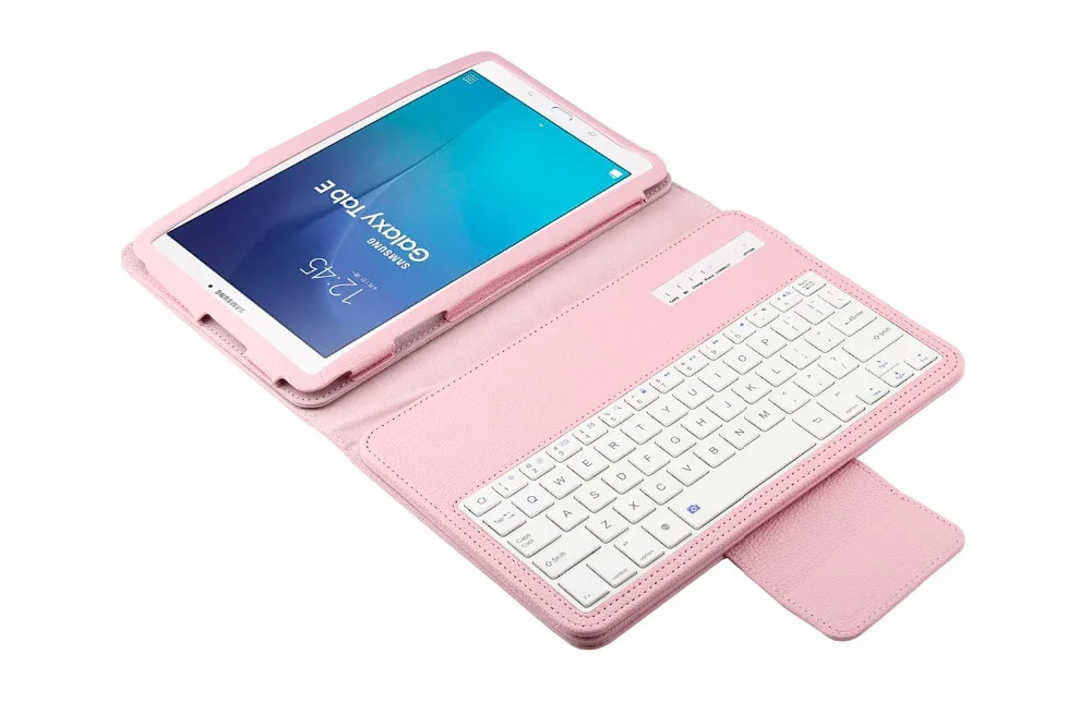 Detach Беспроводная Bluetooth клавиатура чехол для Samsung Galaxy Tab E 8,0 SM-T375 T375 SM-T377 T378 с защитной пленкой для экрана