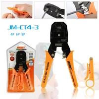 professional network 4p 6p 8p wire crimping pliers with cutters cutting pliers multifunctional hand tools ferramenta