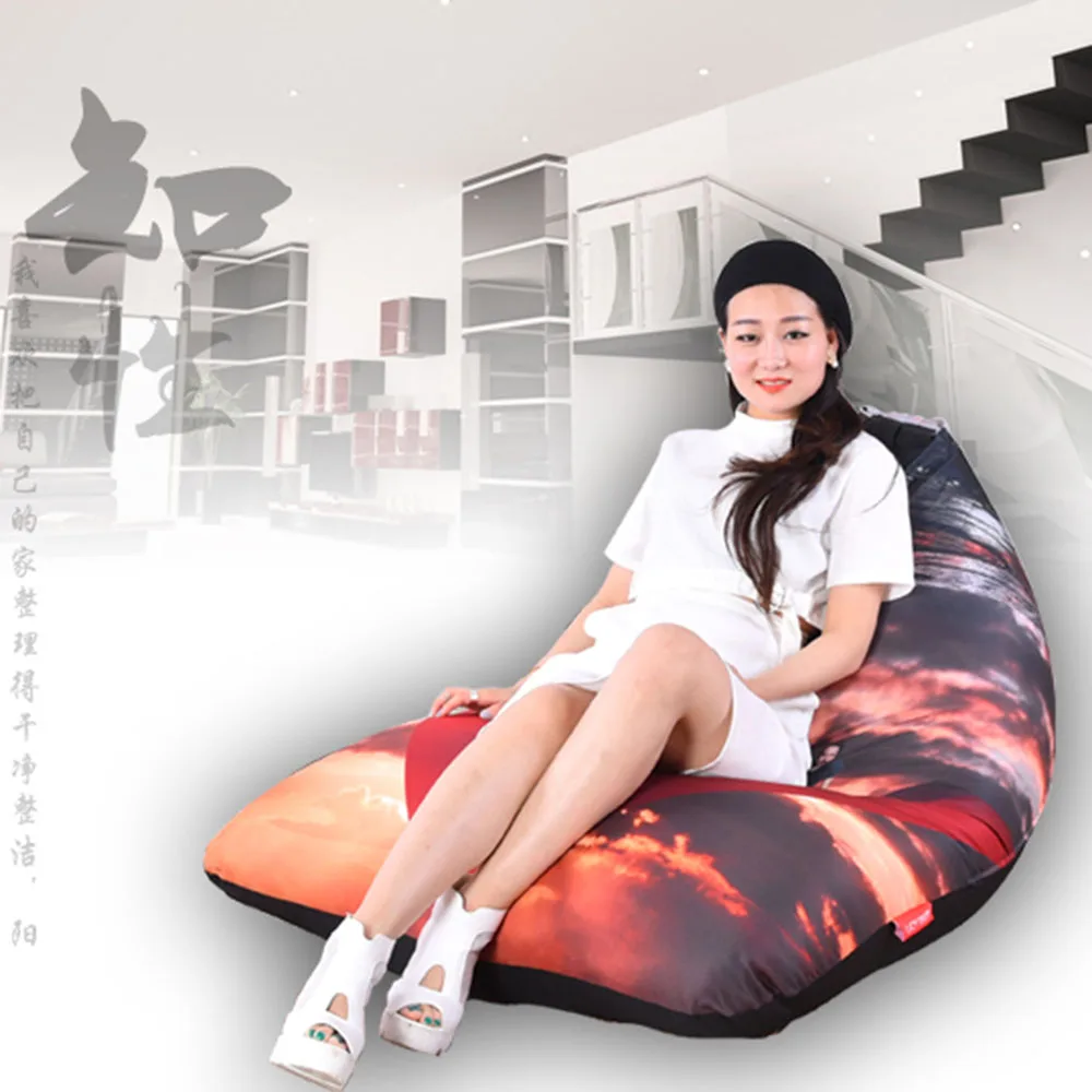 LEVMOON Beanbag кресло для дивана V-STAR сиденье Zac удобная сумка кровати без наполнителя