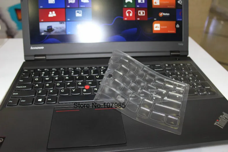Ультратонкая прозрачная клавиатура из ТПУ Защитная крышка для Lenovo IBM Thinkpad E530 E530C