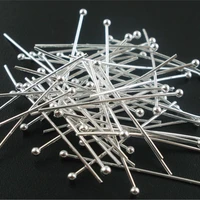 doreenbeads 400 1000pcs silver color ball head pins handmade findings for diy jewelry making accessories multi size