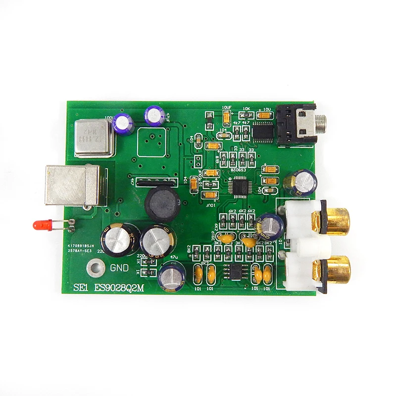 ES9028 ES9018Q2M USB декодер плата HIFI аудио карта ЦАП усилитель для наушников плата