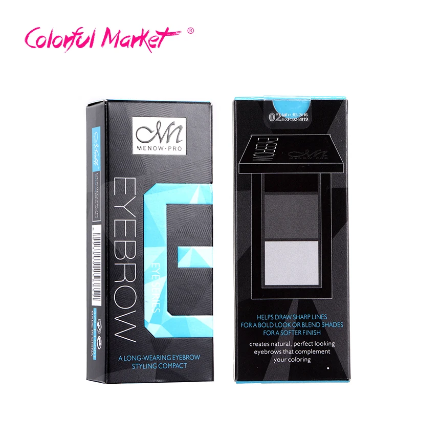 

3 Color Eyebrow Powder Box with eyebrow brush Waterproof Long Lasting Durable Eye Brow Pencil Makeup Tools