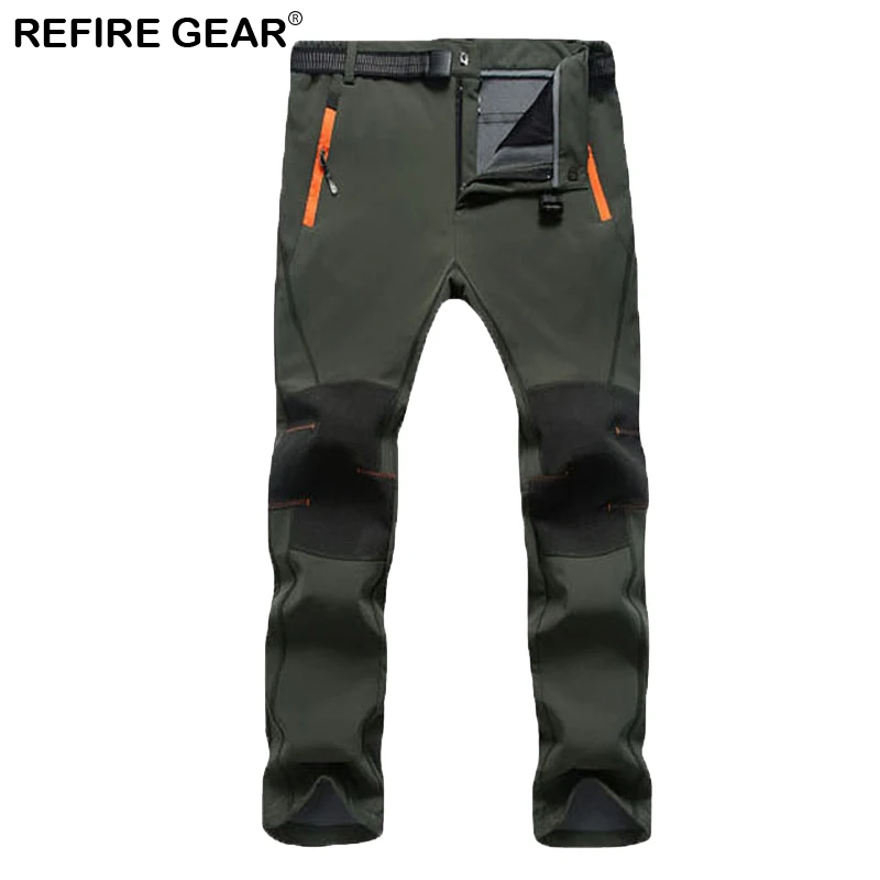 Мужские и женские брюки ReFire Gear Осенние уличные штаны из мягкой флисовой ткани
